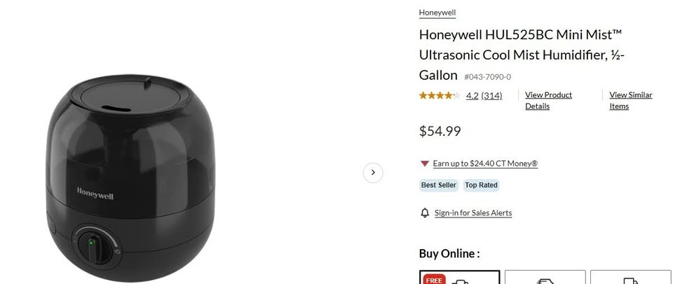 Honeywell Humidifier - photo 2