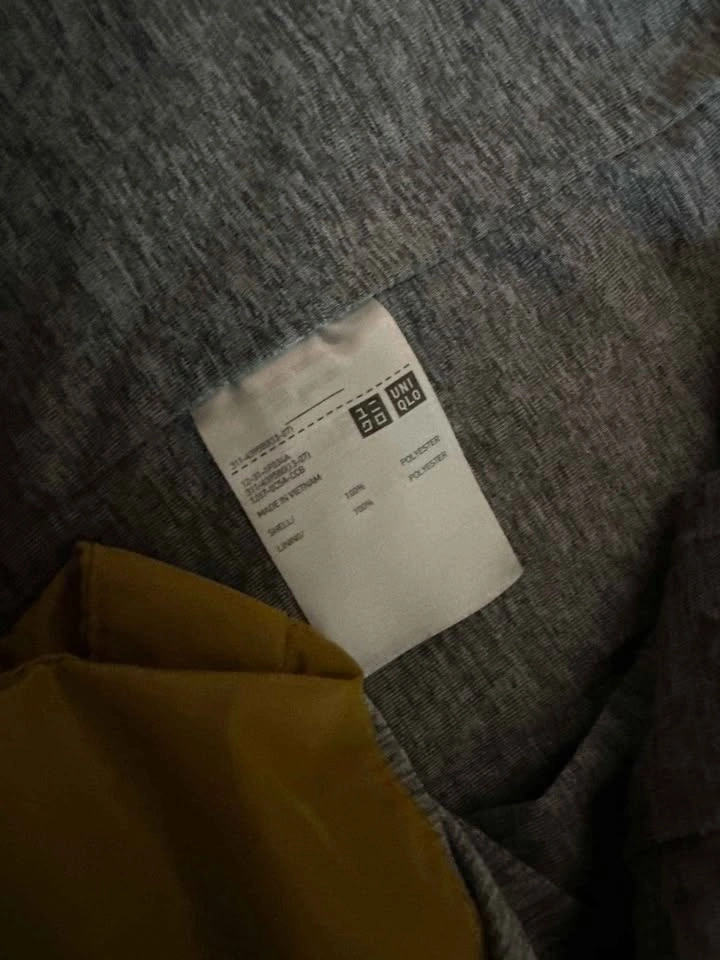 UNIQLO Men's Mustard Yellow Lightweight Jacket Size S - photo 4