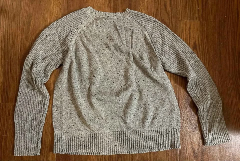 Jennifer Moore Grey Speckled Sweater Size M - photo 2