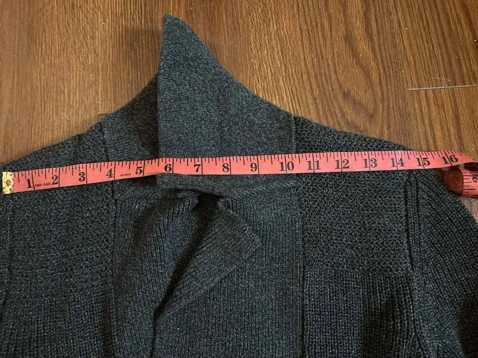 H&M Men's Grey Knit Cardigan - photo 4
