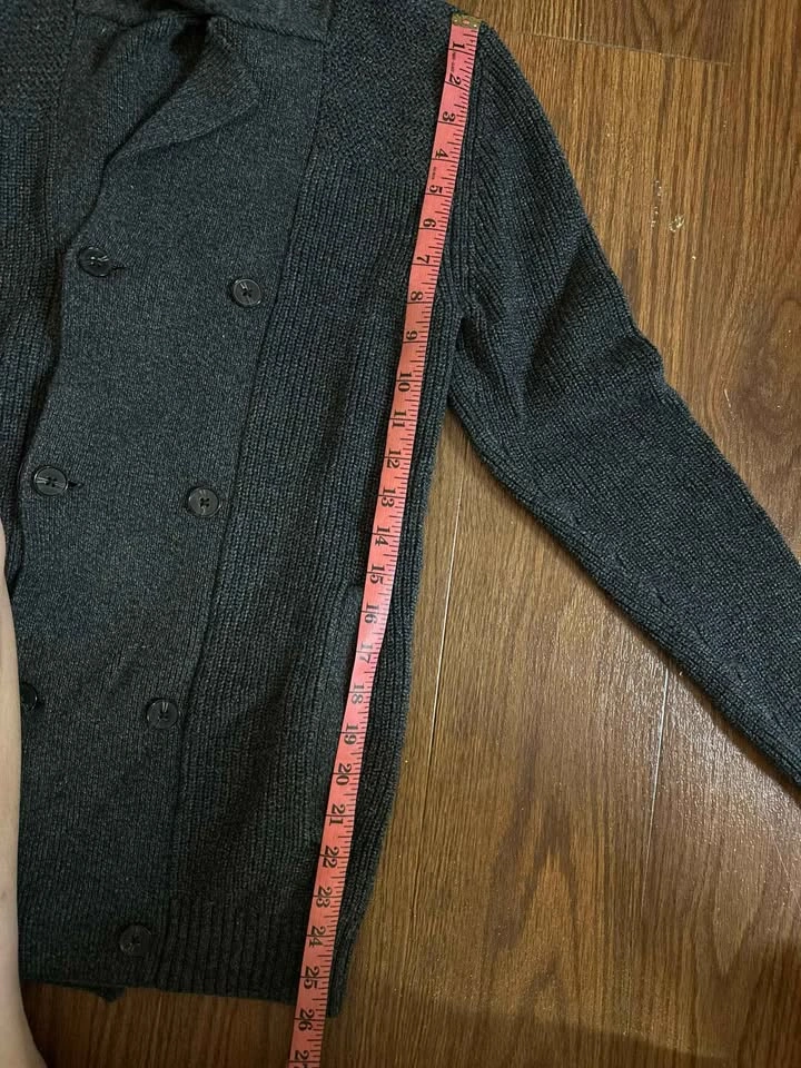 H&M Men's Grey Knit Cardigan - photo 5