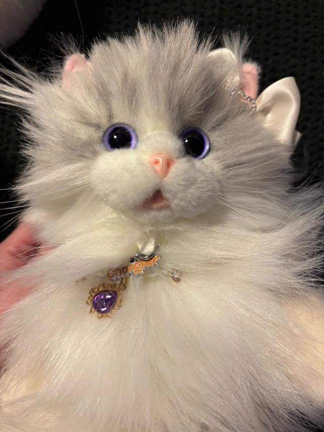 Chongker Plush Cat Purse / Bag - New tags, no shoulder strap - photo 4