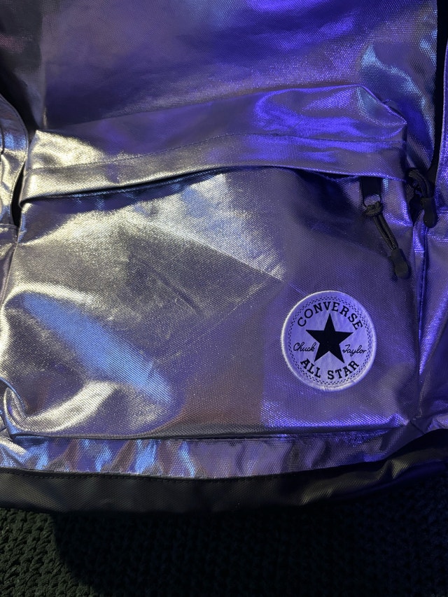 Converse Chuck Taylor Backpack - Silver Metallic - photo 3
