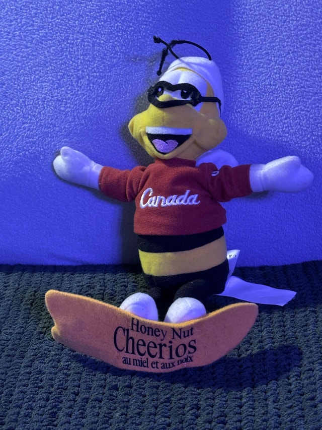 Roots Honey Nut Cheerios Canadian Olympic Plush