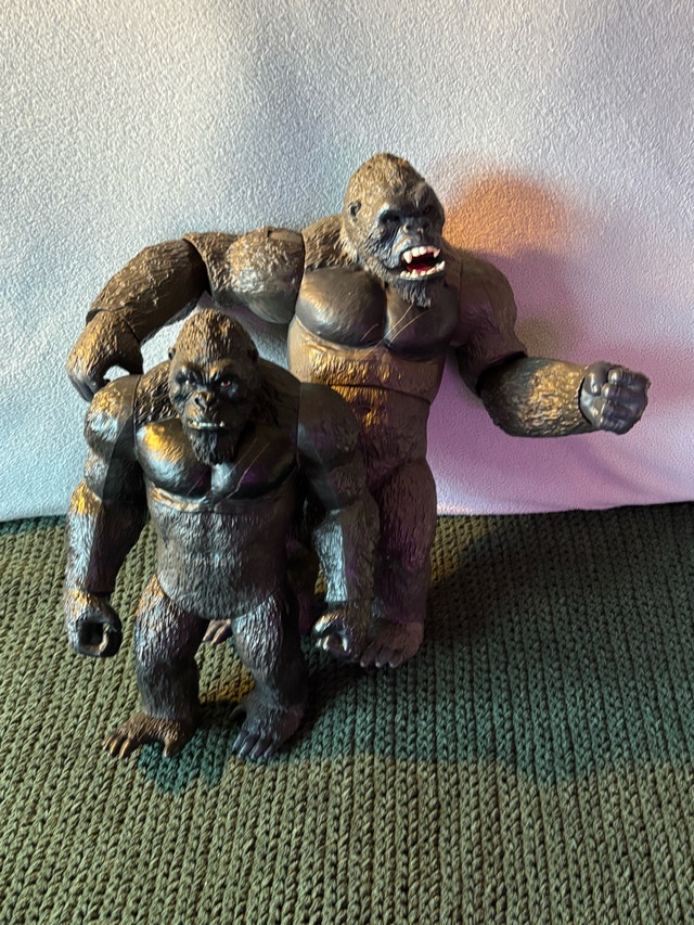 King Kong Action Figures - 8” and rare 13” Models