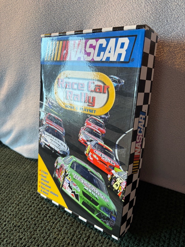 NASCAR Race Car Rally Book and Playset - photo 2