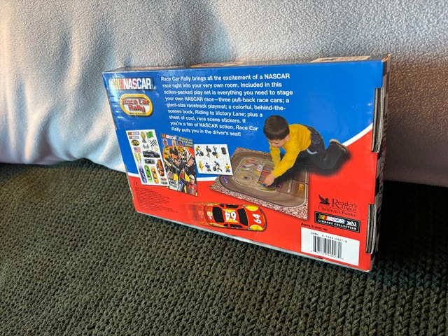 NASCAR Race Car Rally Book and Playset - photo 3