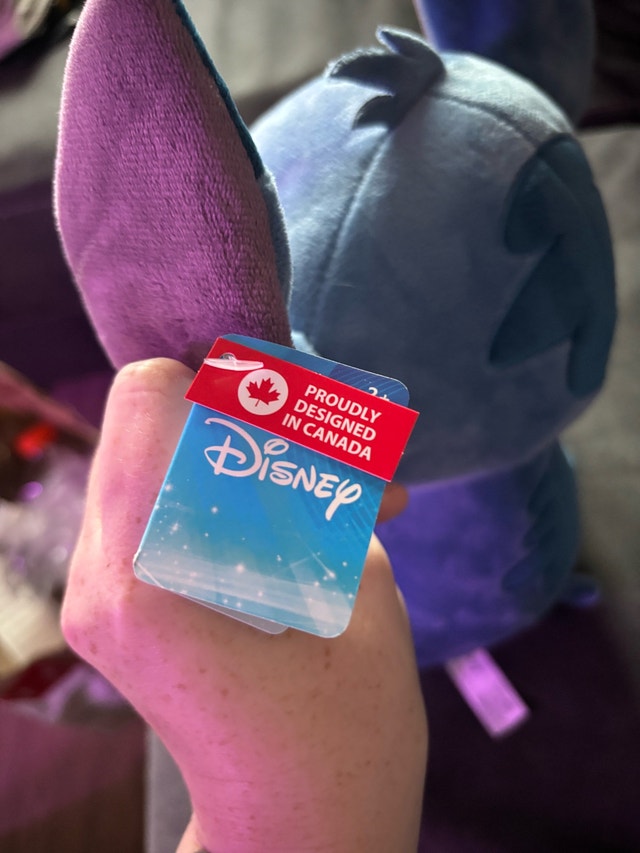 Disney Stitch Plush - large, original tags - photo 3