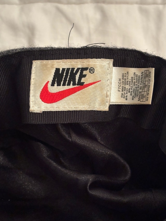 90s Vintage Nike Wool Blend Flat Cap - Y2K Classic - XL size - photo 4