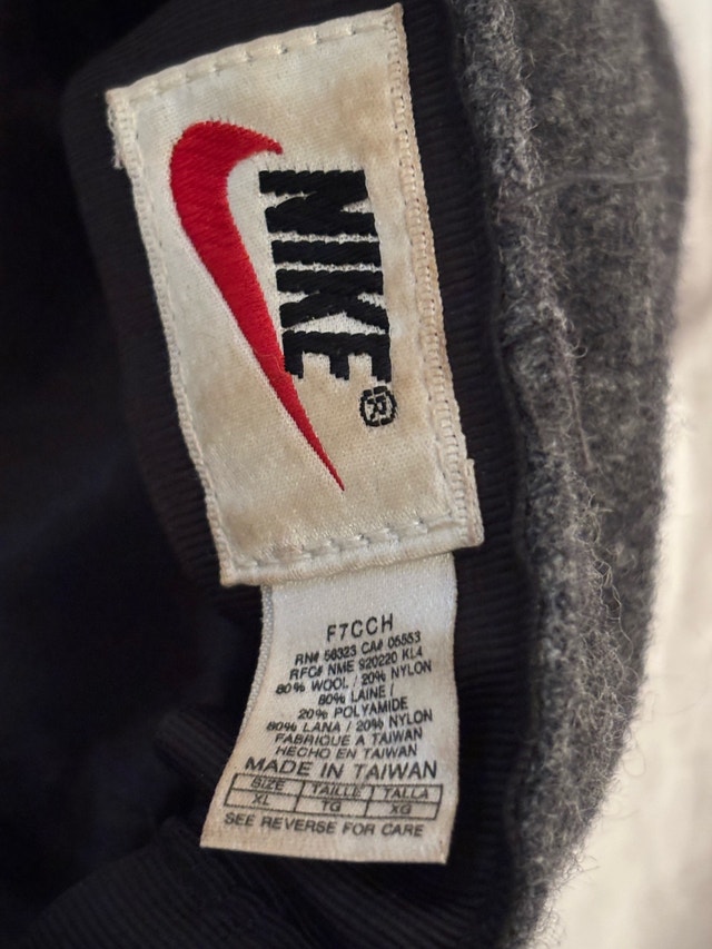 90s Vintage Nike Wool Blend Flat Cap - Y2K Classic - XL size - photo 5