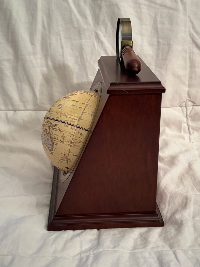 Bombay Brand Mini Desktop World Globe with Magnifying Glass - photo 5