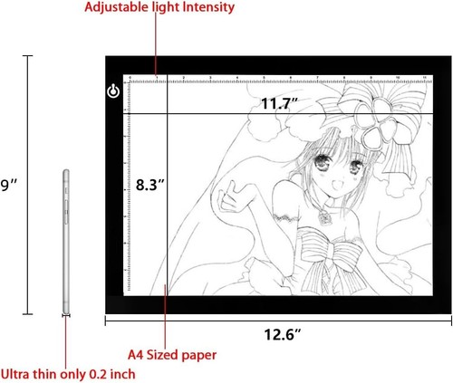 LitEnergy A4 LED Light Tracing Box USB Power - photo 3