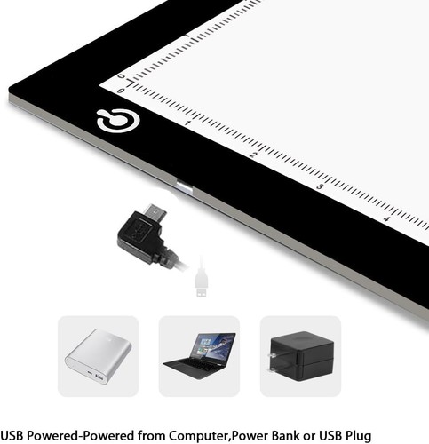 LitEnergy A4 LED Light Tracing Box USB Power - photo 4