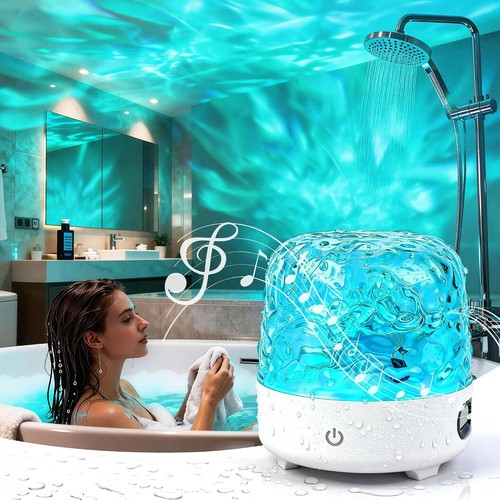 Waterproof Shower Light with Bluetooth Speaker & 16 Colors