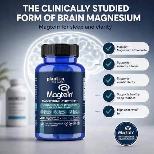 Magnesium L-Threonate Supplement 2000mg - Brain Health - photo 3