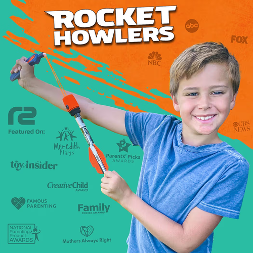 Outdoor Rocket Launcher Toy for Kids Slingshot Rockets - photo 2