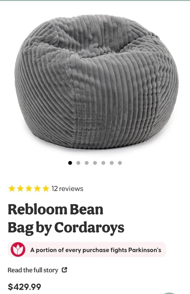 Cordaroy Convertible Bean Bag - photo 2