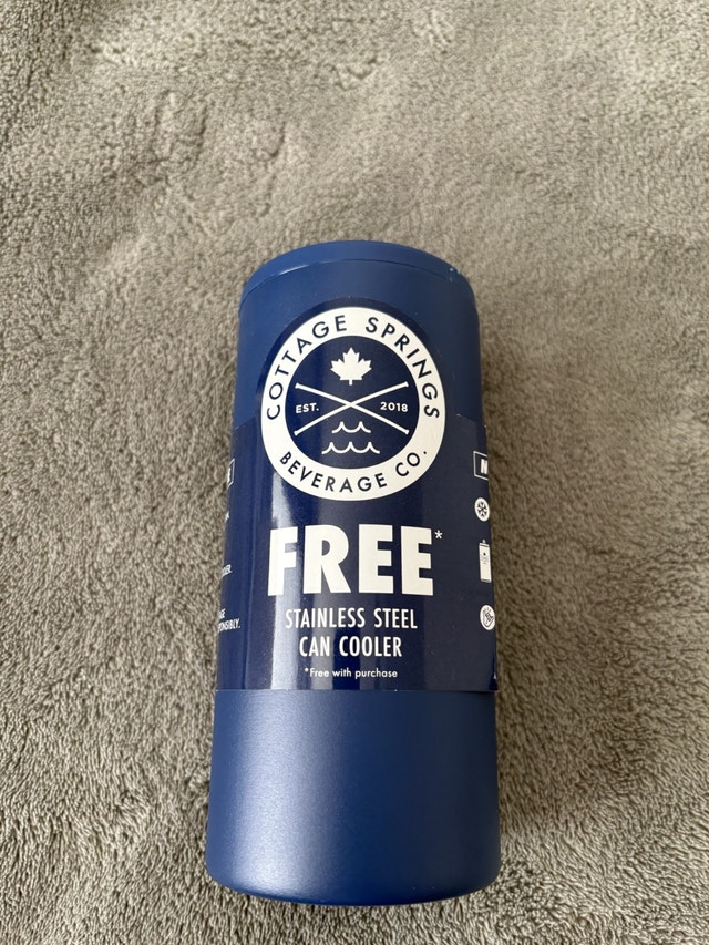 Cottage Springs Stainless Steel Can Cooler