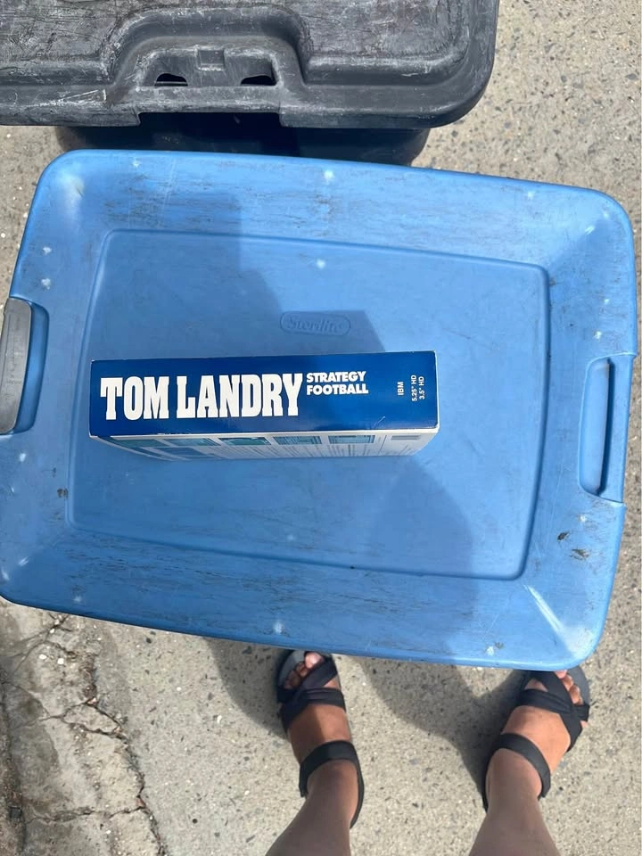 Vintage Tom Landry Strategy Football IBM PC Game