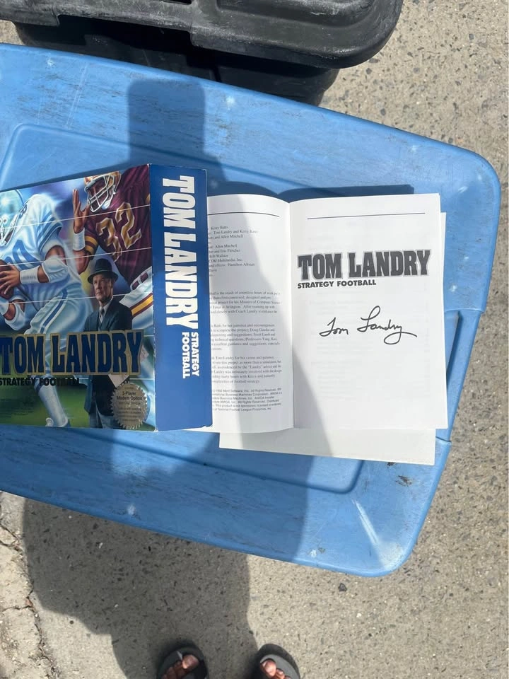 Vintage Tom Landry Strategy Football IBM PC Game - photo 2