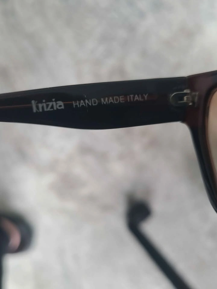 Vintage Krizia Tortoise Shell Sunglasses K23 col 02 Italy - photo 5