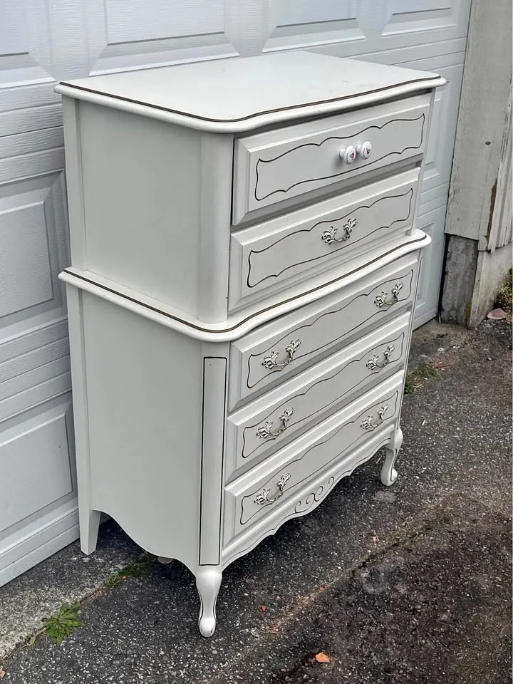 Vintage Five Drawer Dresser thumbnail