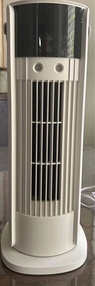 Portable Vertical Evaporative Air Cooler, 700ml Water Tank LED T - photo 5