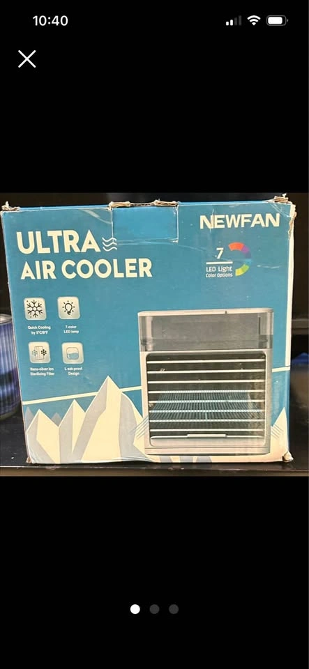 Ultra Air Cooler with Filter and 7-Color LED - New (Open Box) - photo 2