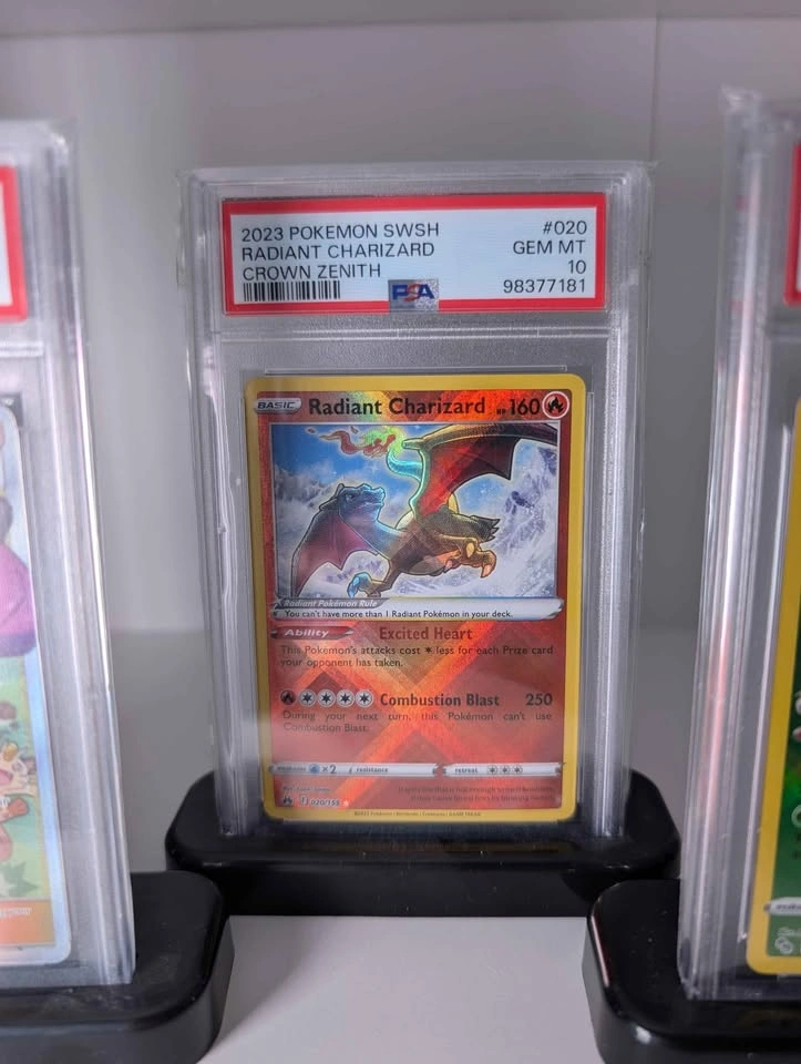 PSA 10 Pokemon Card Lot - Radiant Charizard, Blastoise, Venusaur - photo 5