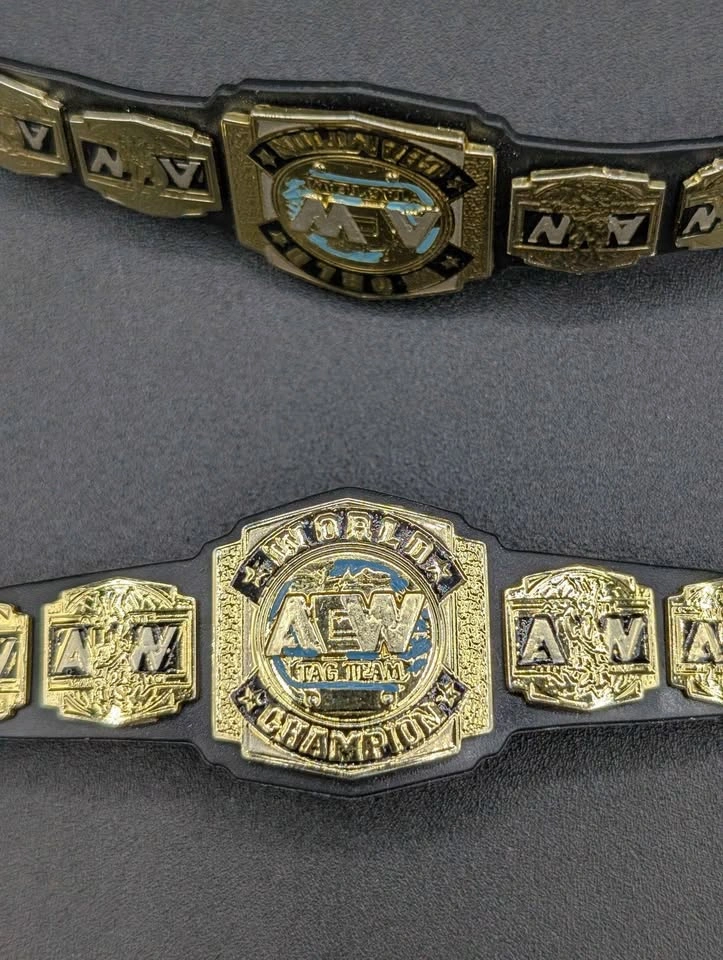 AEW World Tag Team Championship Toy Belts - photo 3