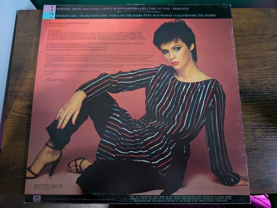 Sheena Easton vinyl record - photo 2