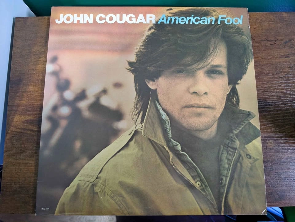 John cougar - American Fool vinyl record LP