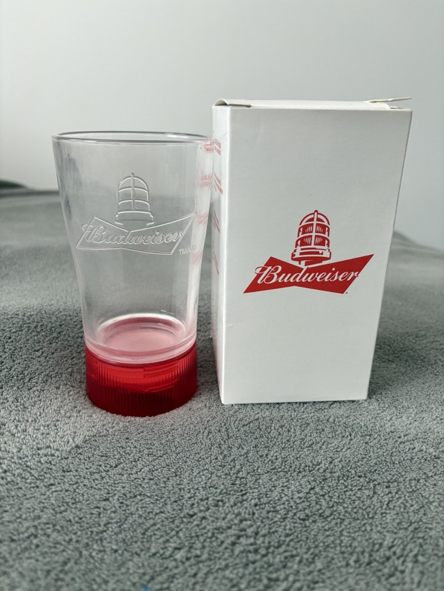 Budweiser Red Light Cup Like New