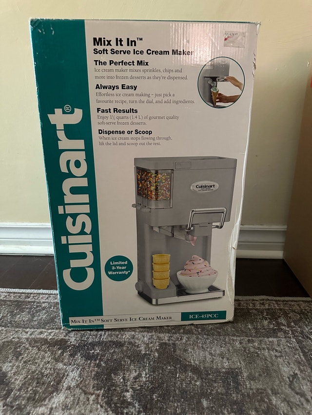 Cuisinart Mix It In Soft Serve Ice Cream Maker