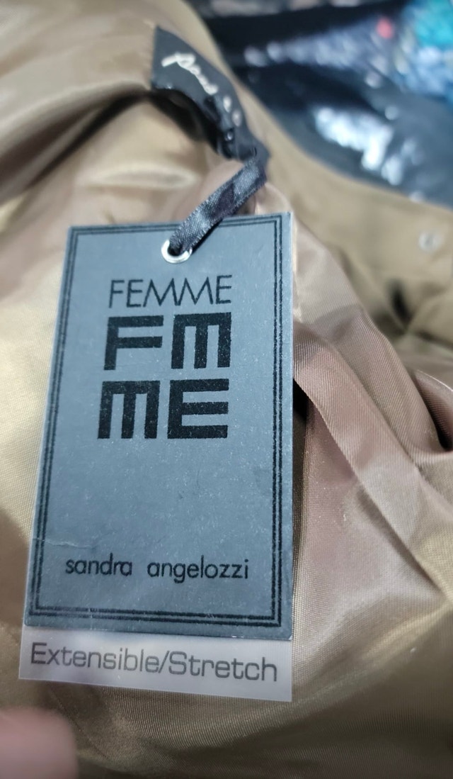 Femme F.M.M.E. Sandra Angelozzi Khaki Skirt and Jacket Set - photo 4