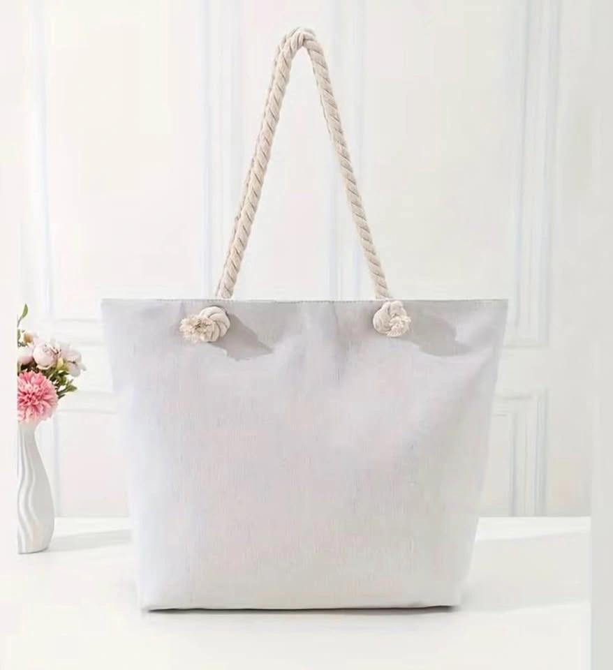 Blue Evil Eye Tote Bag Rope Handles - photo 2