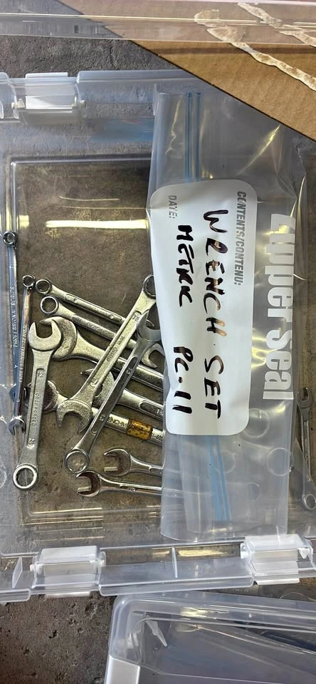 Metric wrenches 11 pieces