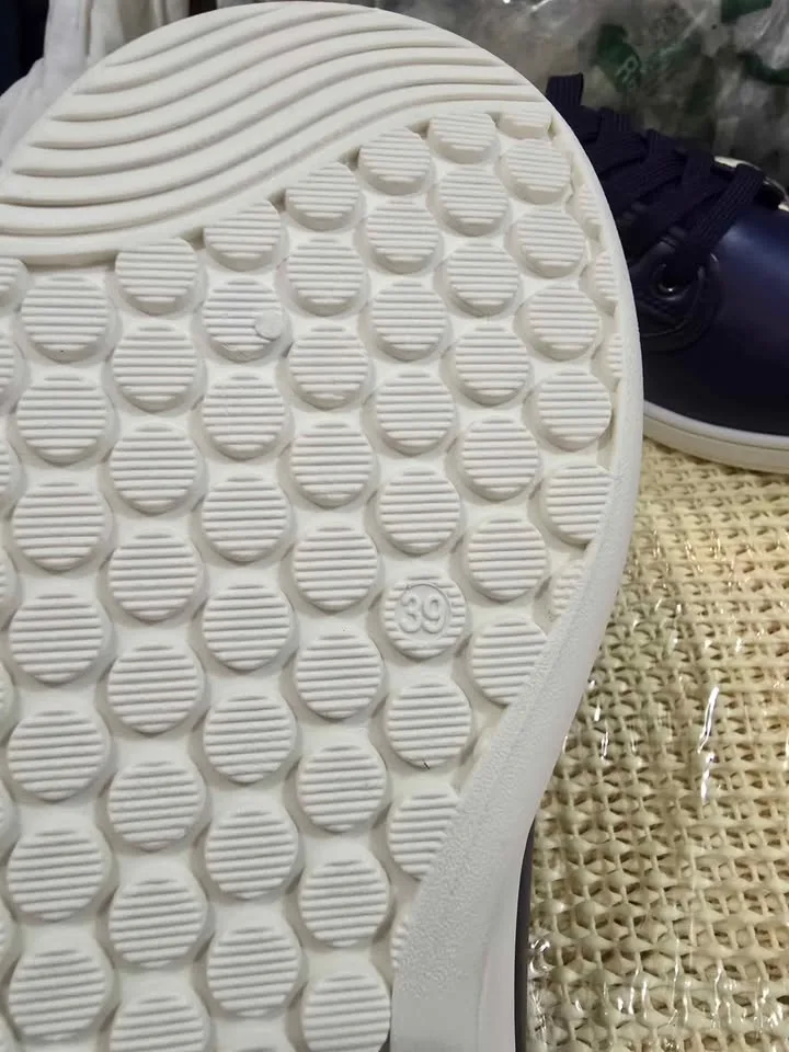 🟦 Size 39 Navy Blue Faux Leather Sneakers – Brand New! 🟦 image indicator(4)