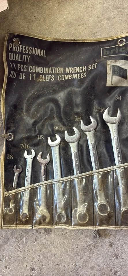 Vintage Brico 11-Piece Combination Wrench Set (SAE) - photo 3