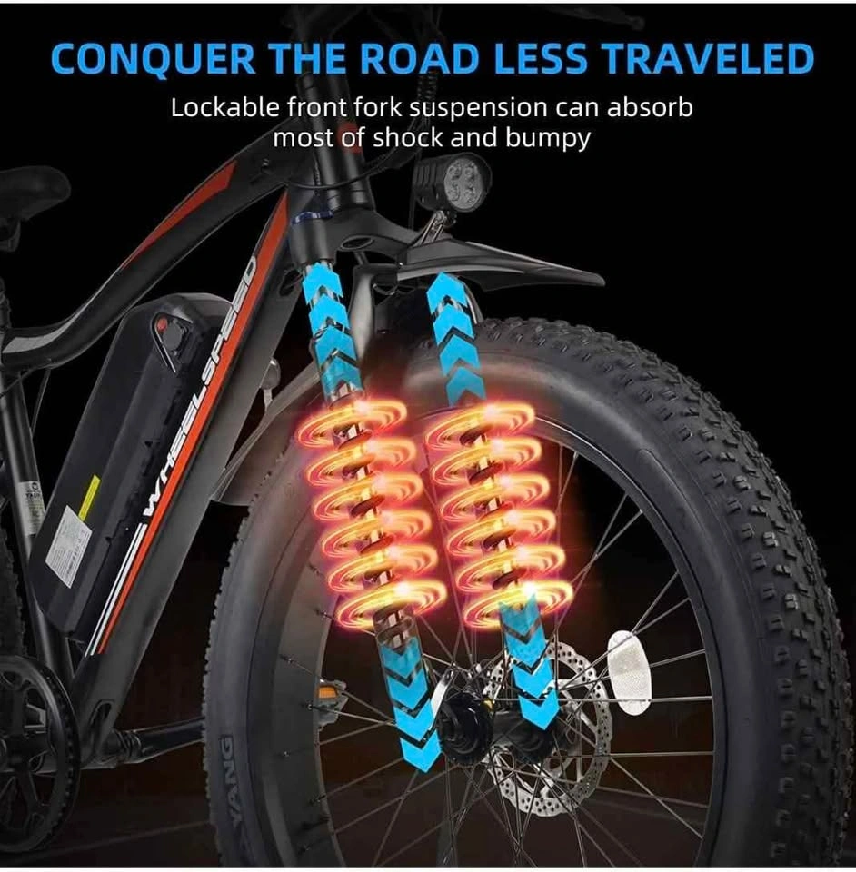 Wheelspeed 26" Electric Bike 500W 48V Removable Battery - photo 5
