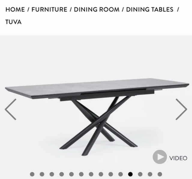 Structube Dining Table (Extendable)