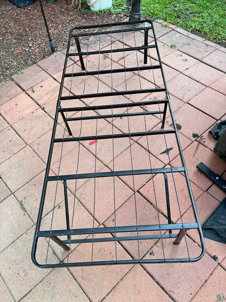 XL Twin metal bed frame