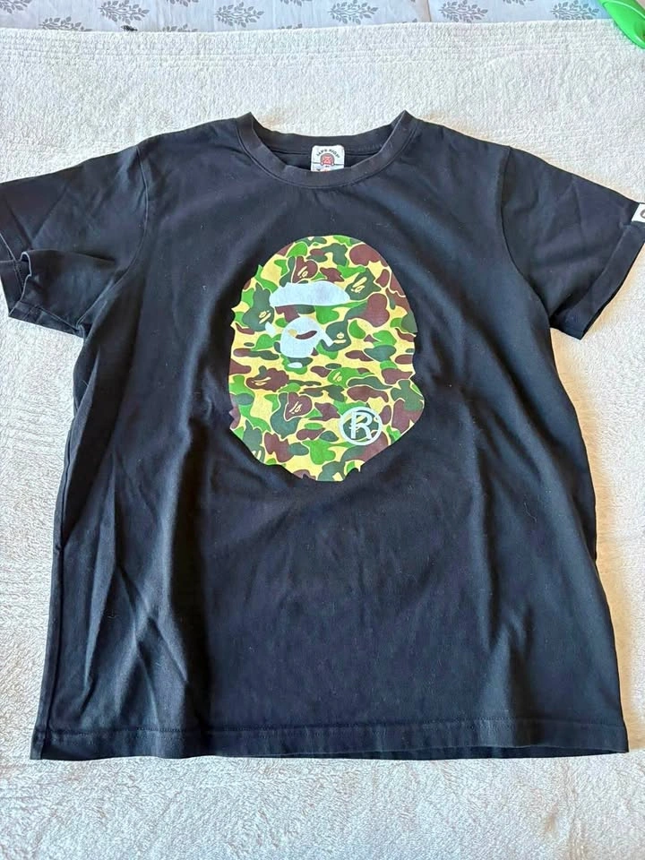 BAPE Kids Camo Big Ape Head T-Shirt