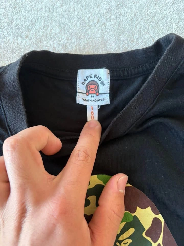 BAPE Kids Camo Big Ape Head T-Shirt - photo 2