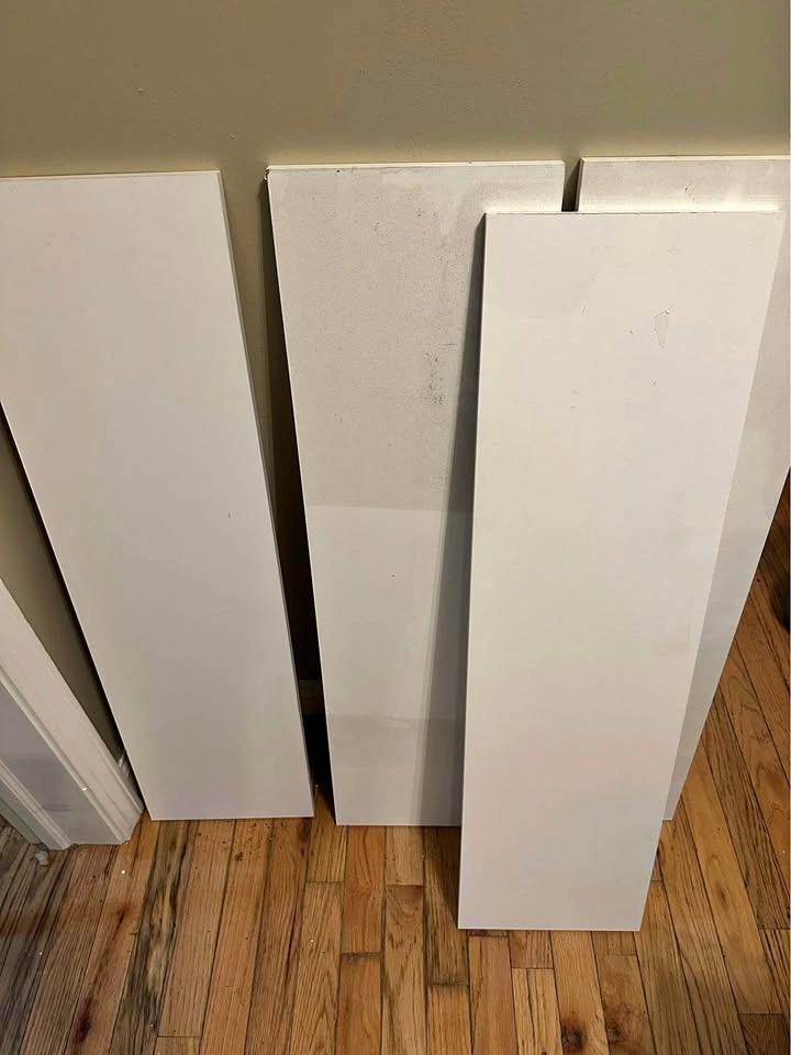 White Wood Shelving Boards