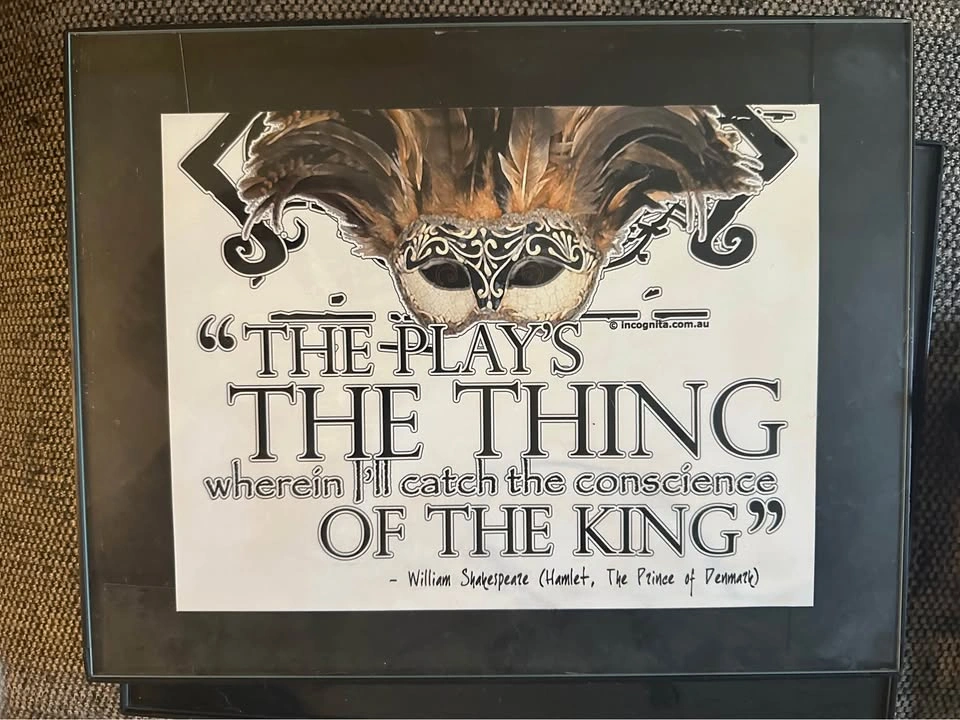 Set of 4 Framed William Shakespeare Play Posters - photo 2