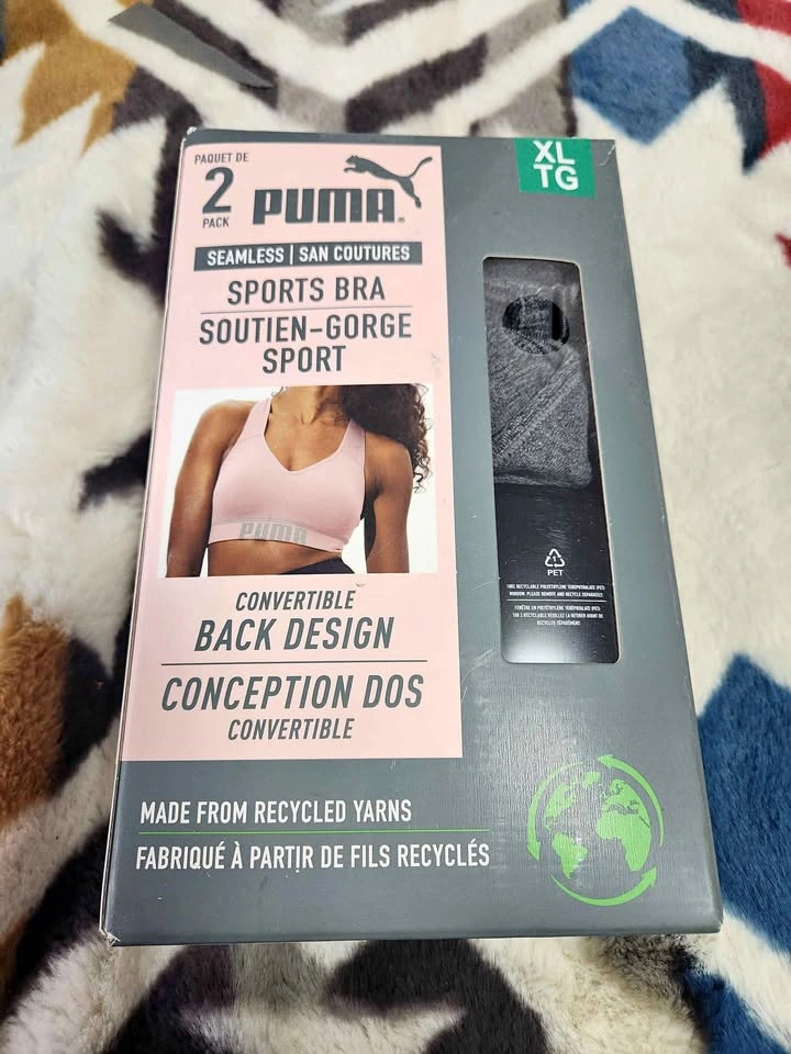 2 Puma Seamless Sports Bra XL