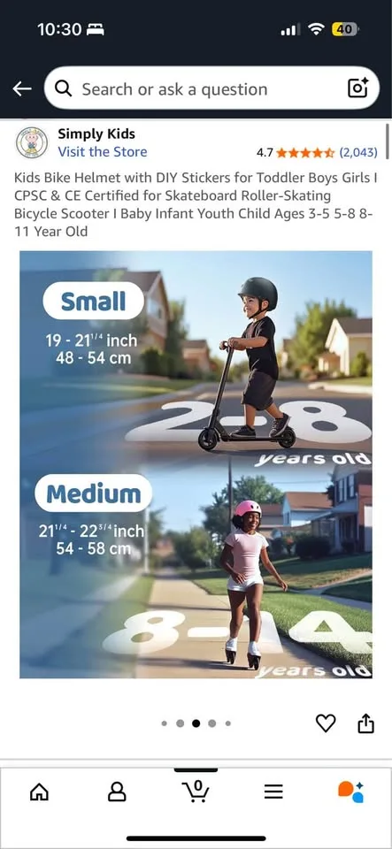 Toddler Helmet - Pink. Include stickers and replacement pads image indicator(6)