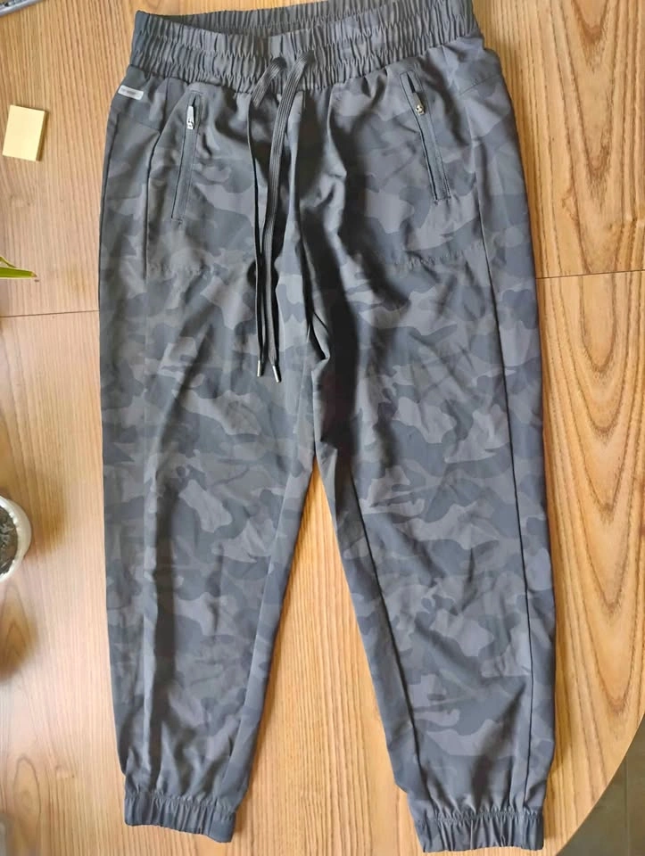 Athletic Works Dri-More Camo Capri Track Pants Black Size XS