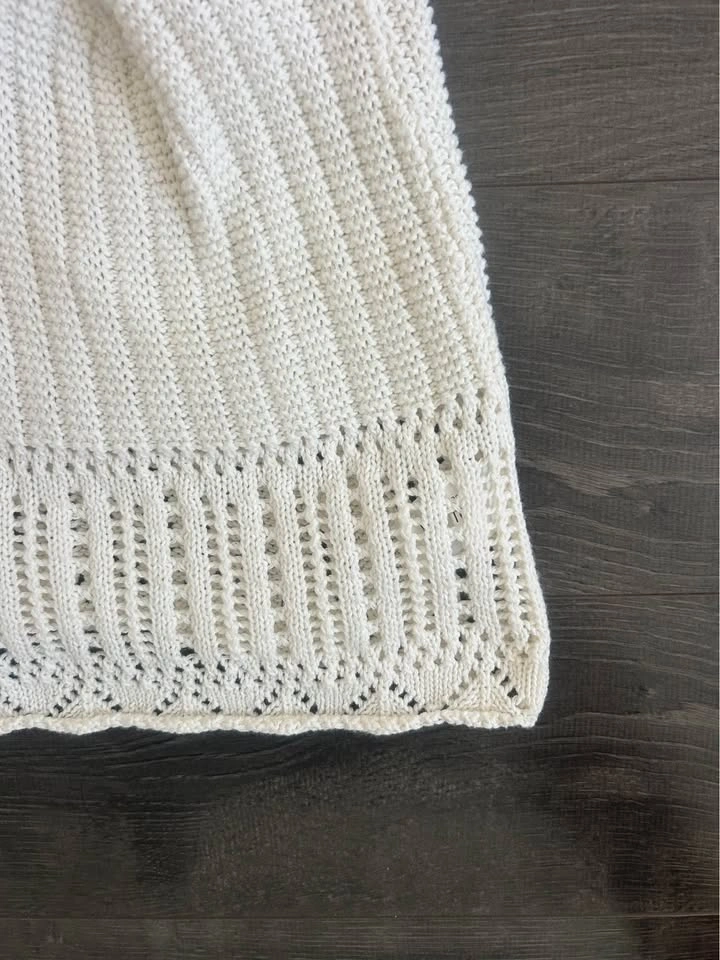 Streetwear Society Off White Crochet Knit V Neck Cami Crop - photo 3